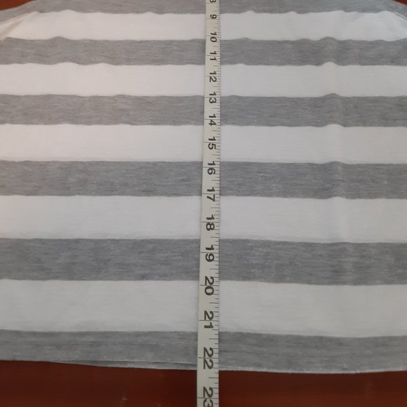 Calvin Klein Performance Gray & White Stripe Women's Sport Tank Top - Picture 9 of 12